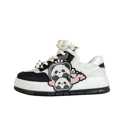 A&M Anti-Slip Wear-Resistant Low-Top Skateboard Shoes Women's Black