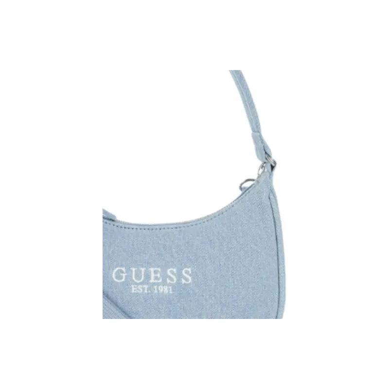 GUESS Cotton Portable Crossbody Bag Shoulder Bag Regular Women's Light Blue-3