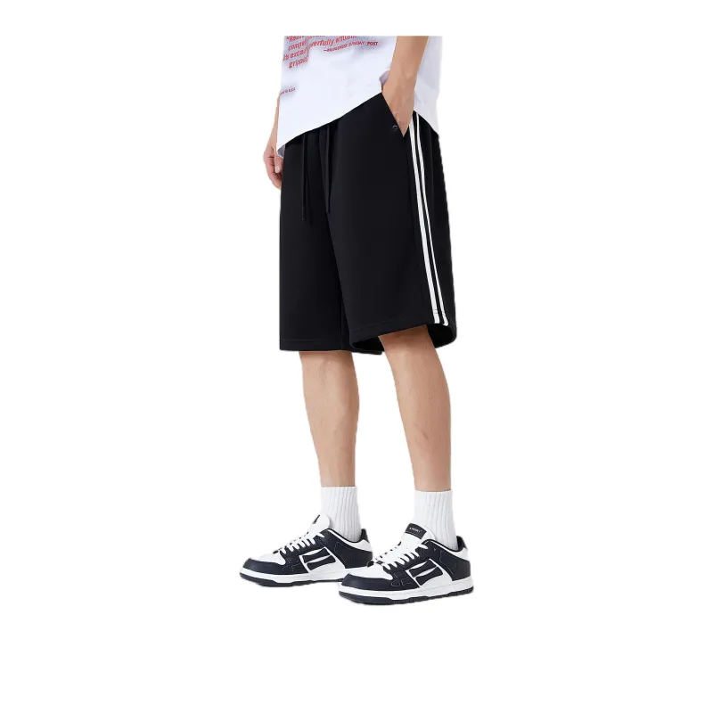 Crayon Shinchan Casual Shorts Unisex Active Black & White-2