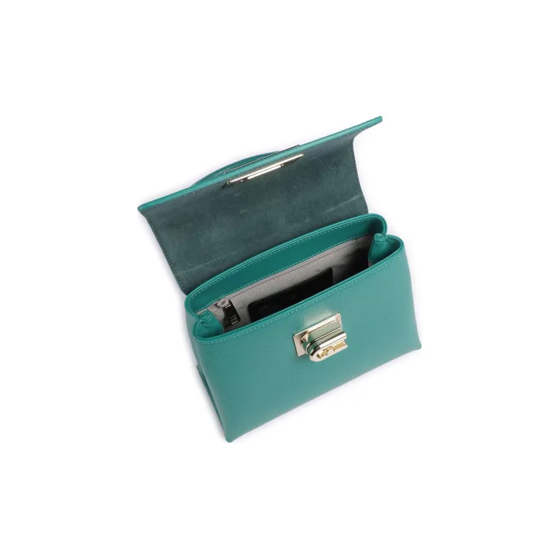 Furla 1927 Collection Grain Leather One Shoulder Handbag Mini Women's Jadeite Green-3