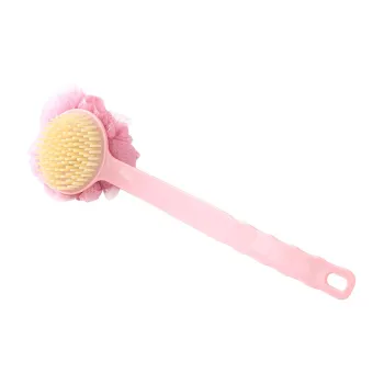 JIAOXUEFEI Bathing Scrubber Long Handle Soft Bristle Scrub Brush For Body Cleansing And Back Massage