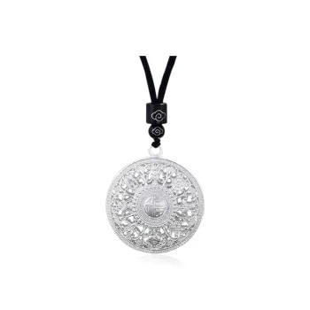 ZHONGYINYIJIN S999 Fine Silver Necklaces Unisex