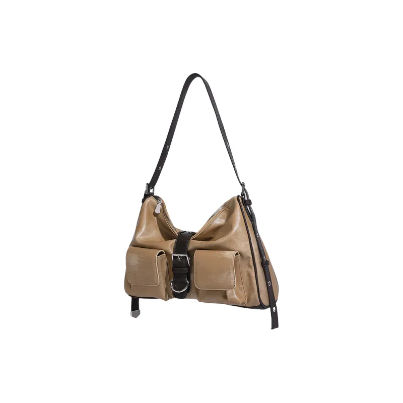 OCTSUI PU Shoulder Bag Women's Multicolor-2