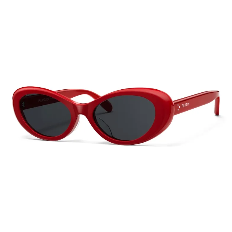 PARZIN Plate Frame Cat Eye Sunglasses Women's-7