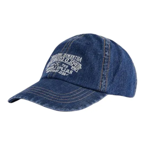 Polo Ralph Lauren Denim 100% Cotton Baseball Caps Men's Blue