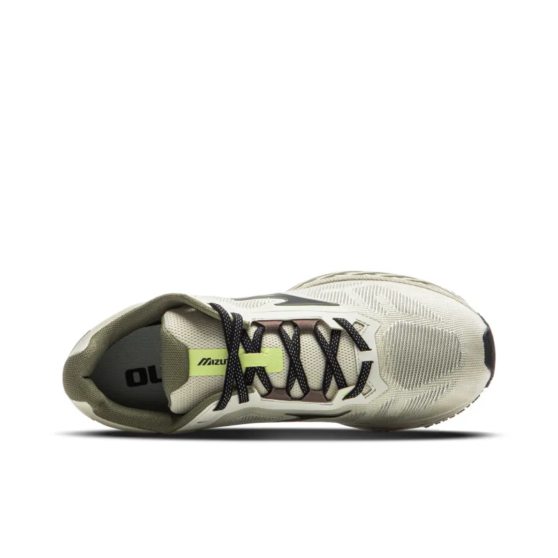 Mizuno Wear-Resistant Breathable Supportive Rebound Low-Top Casual Shoes Unisex Gray Green-3