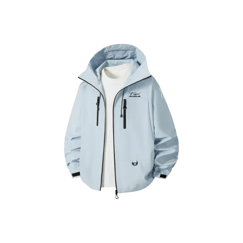 Feiyue Water-Resistant Windproof Warm Water-Repellent Windbreaker Jacket Unisex-48