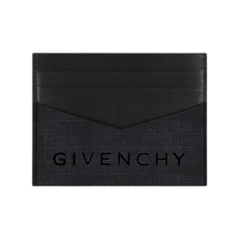 GIVENCHY 4G Polyamide Card Clip Card Holder Men's Black