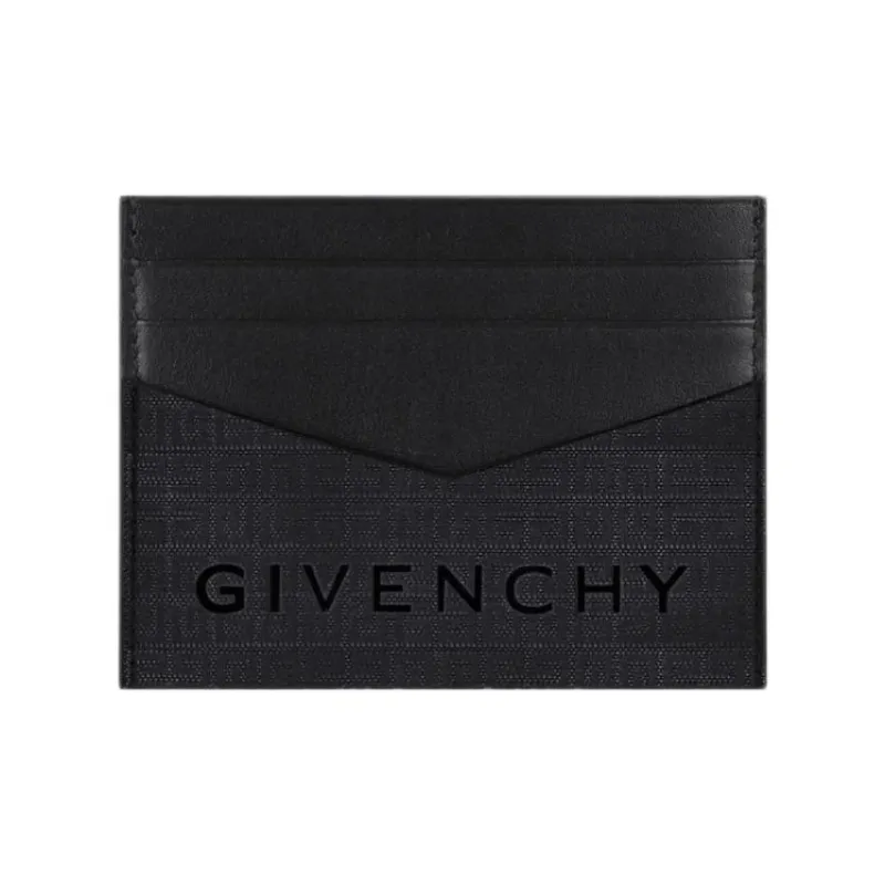 GIVENCHY 4G Polyamide Card Clip Card Holder Men's Black-0