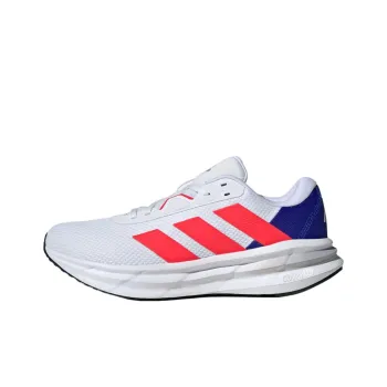 Adidas Galaxy 7 Anti Slip Wear Resistant Low Top Running Shoes Men's White Red