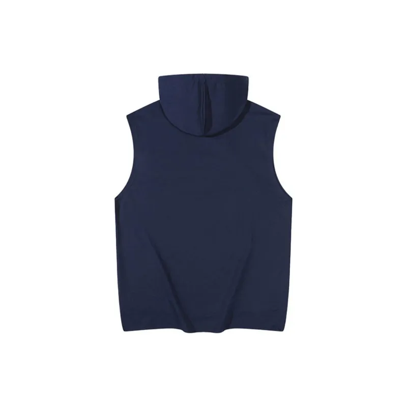 D&W Tank Tops Unisex Navy Blue-1