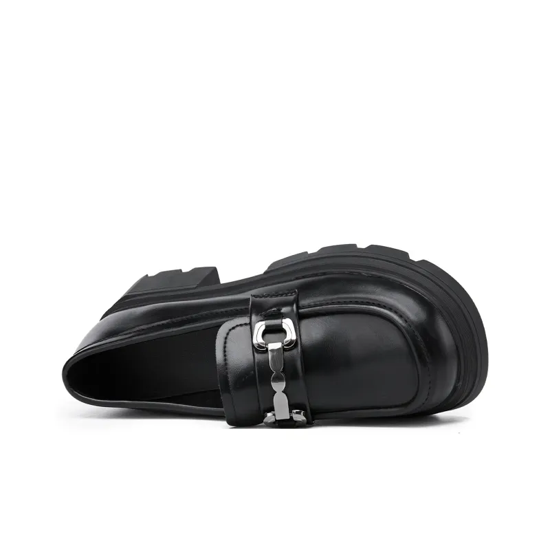 La Chapelle Loafers 4.1cm Women's Black-3