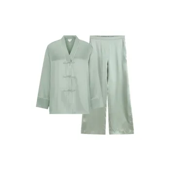 SILKISS Pajama Set Cyan Yuzuki Women's