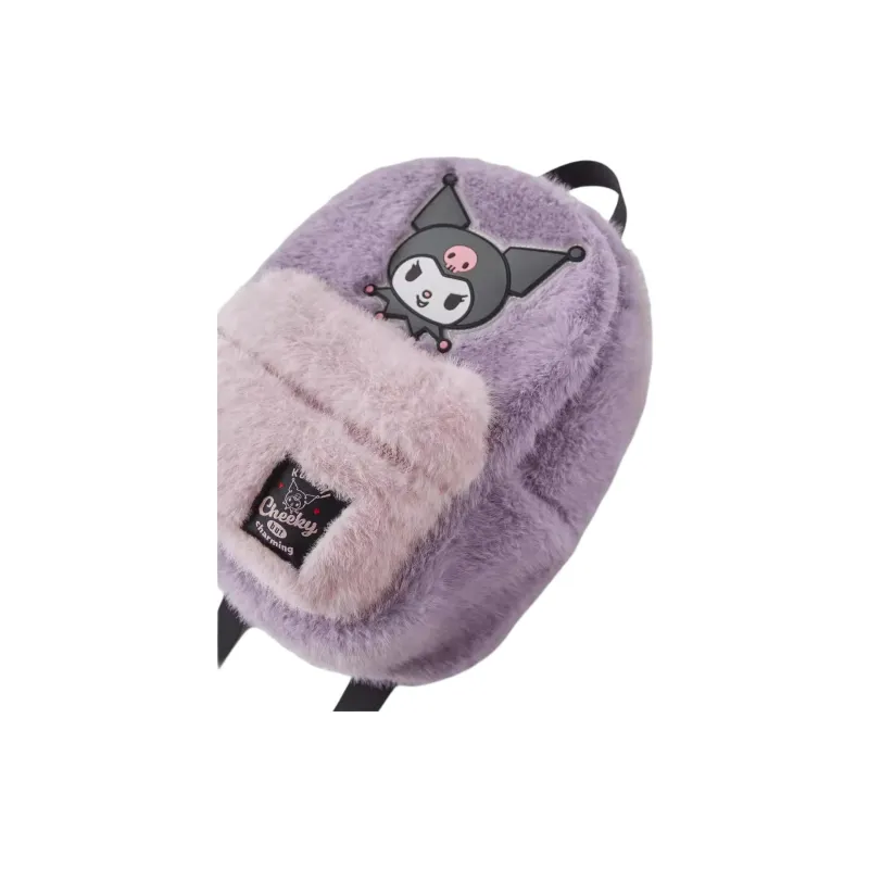ZARA Sanrio, Collaboration Kulomi Polyester Backpack Mini Kids' Purple-4
