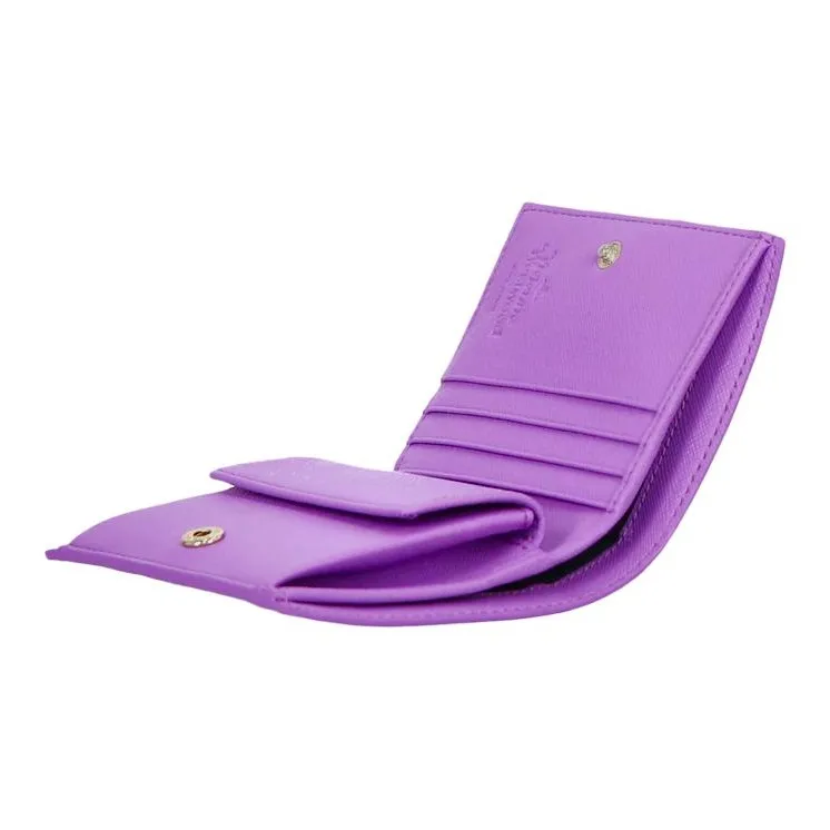 Vivienne Westwood Leather Wallet Women's Purple-3
