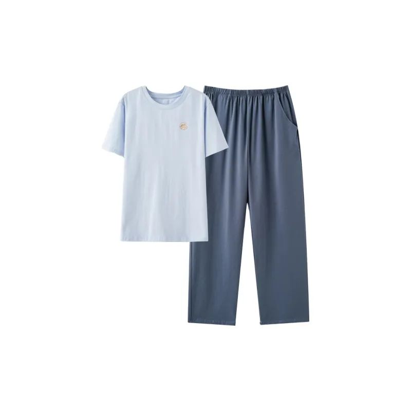 GOSO Pajama Set Men's Aqua Blue-0