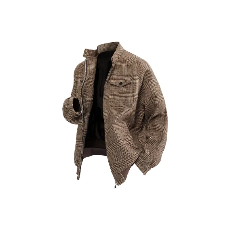 SUNSETMONENT Jackets Coats Unisex Brown-2