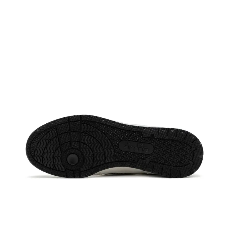 Diadora Cushioning Low-Top Skateboard Shoes Unisex White Black-3