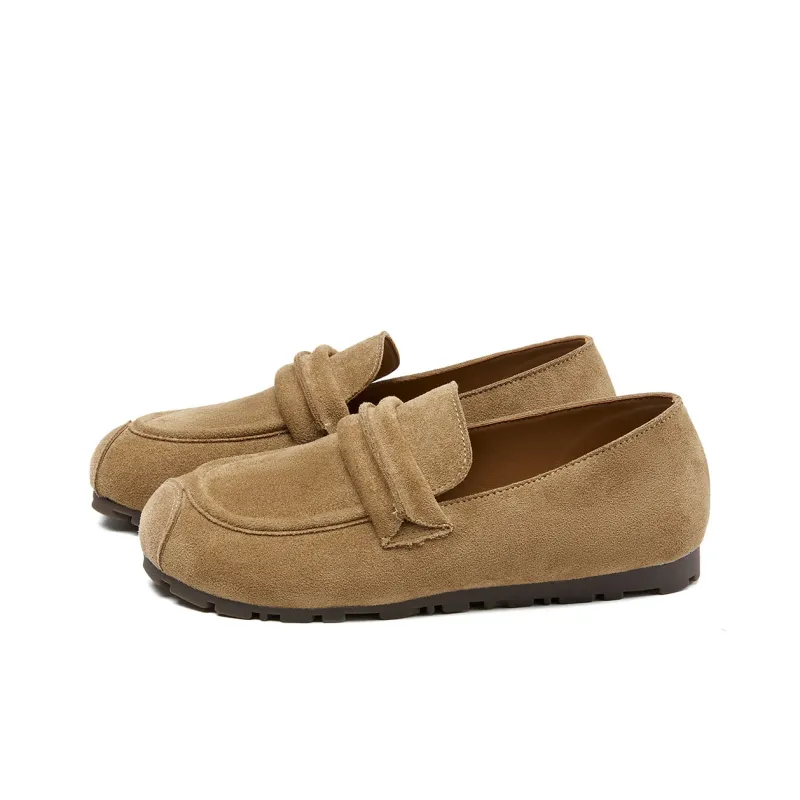 La Chapelle Loafers Women's Yellow/Apricot/Khaki-14