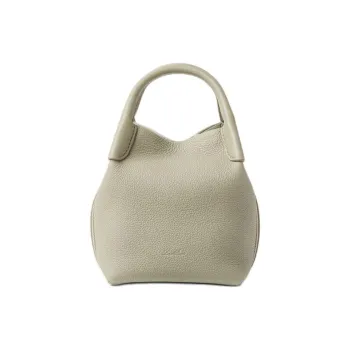 Loro Piana Cow Leather Shoulder Bag, Crossbody Bag, Handbag Mini Women's Light Green