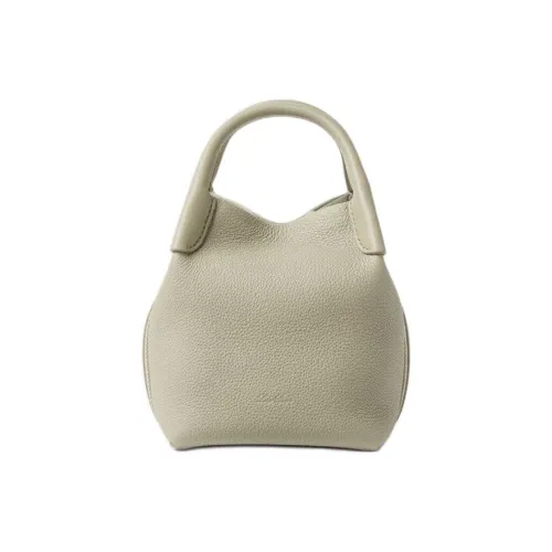 Loro Piana Cow Leather Shoulder Bag, Crossbody Bag, Handbag Mini Women's Light Green