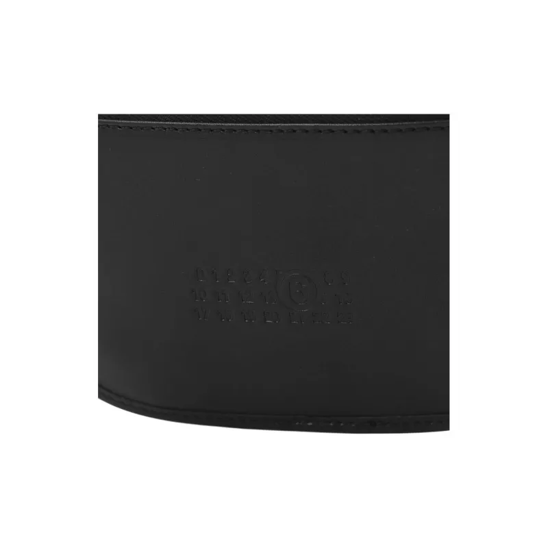 MM6 Maison Margiela Calfskin Crossbody Bag Shoulder Bag Mini Women's Black-6