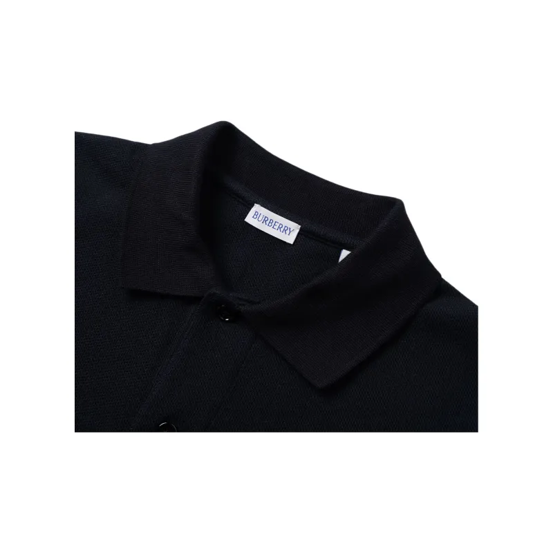 Burberry Polo Shirt Men's Black-8