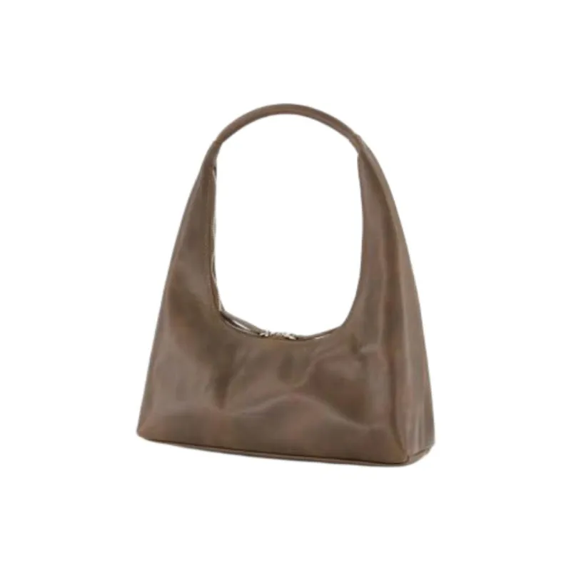 Marge Sherwood Logo stamp Leather Shoulder Bag-1
