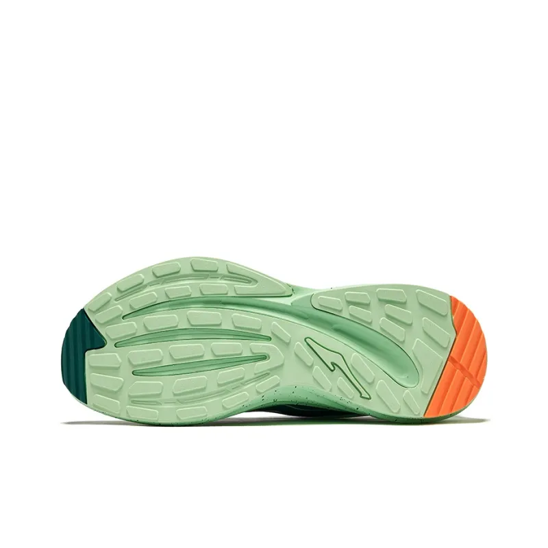 Erke Vertical And Horizontal 1.0 Cushioning Wear-Resistant Rebound Low-Top Trail Running Running Shoes Men's Green-4