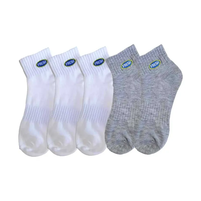 MIIOW Mid Calf Socks Unisex 5 Pack-5