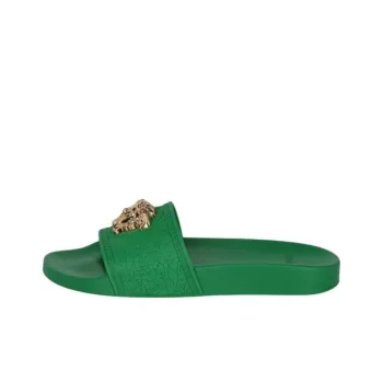 FANSIZHE PALAZZO Slide Slippers Women's Green
