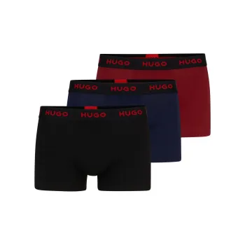 HUGO BOSS Logo-waistband Boxers Set Of Three