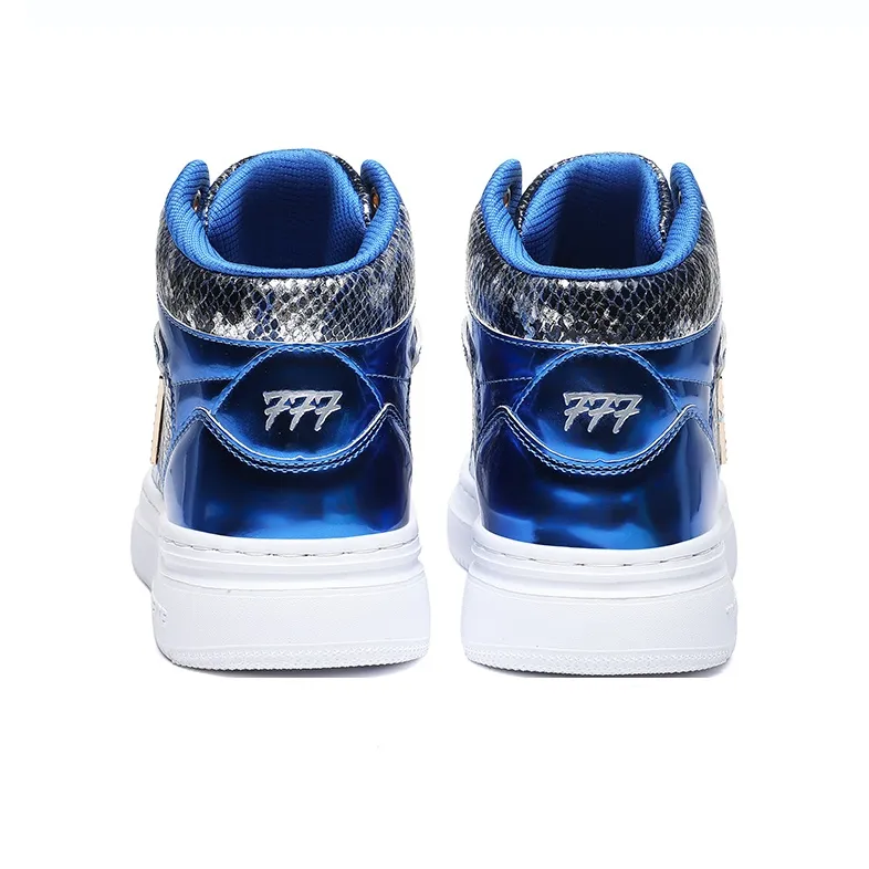 AMICNIEGD Breathable Anti Slip And Wear Resistant High Top Skateboard Shoes Unisex-2