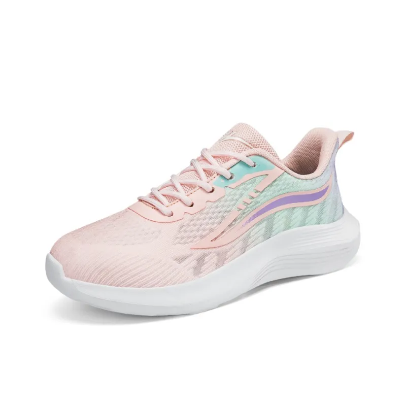 Binary Cushioning Height Increasing Lightweight Breathable Low Top Running Shoes Women's-1