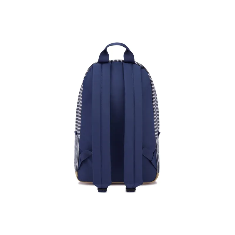 Tommy Hilfiger Polyester Backpack Large Size Men's Blue White Stripes-2
