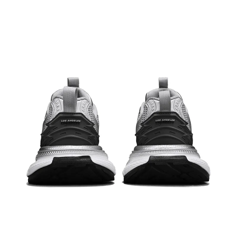 NFL Cushioning Balance Lightweight Height Increasing Low-Top Chunky Sneakers Unisex Gray-4
