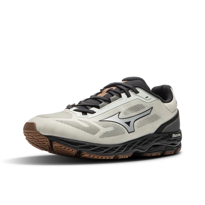 Mizuno Wear-Resistant Breathable Supportive Rebound Low-Top Casual Shoes Unisex Cool Gray-1