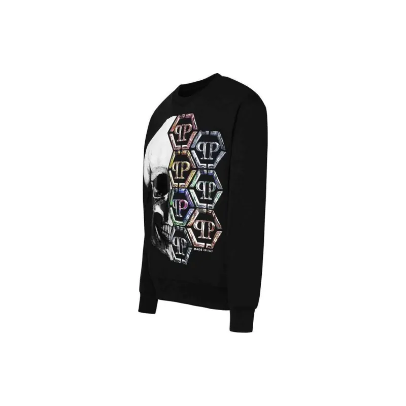 PHILIPP PLEIN Skull Printed Crewneck Sweatshirt-2