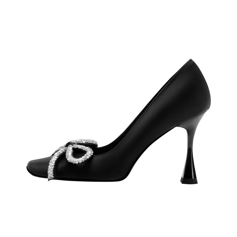Princess & Isabel Slim Heel High Heels 8cm Women's Black-0
