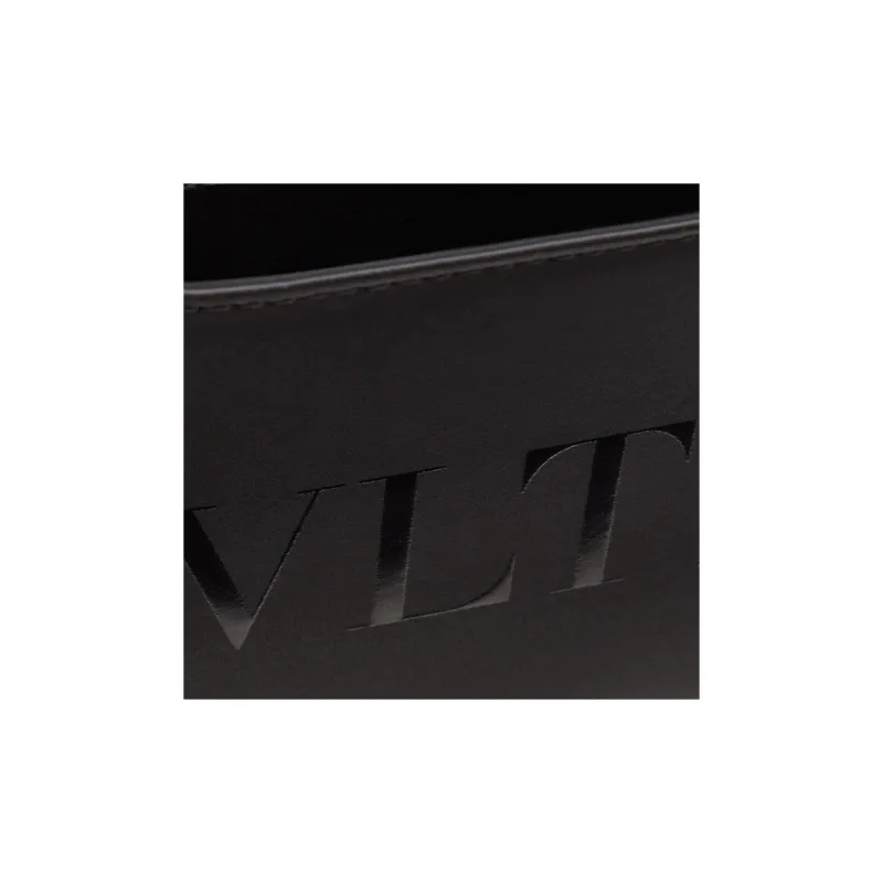Valentino VLTN Calfskin Wallet Men's Black-4
