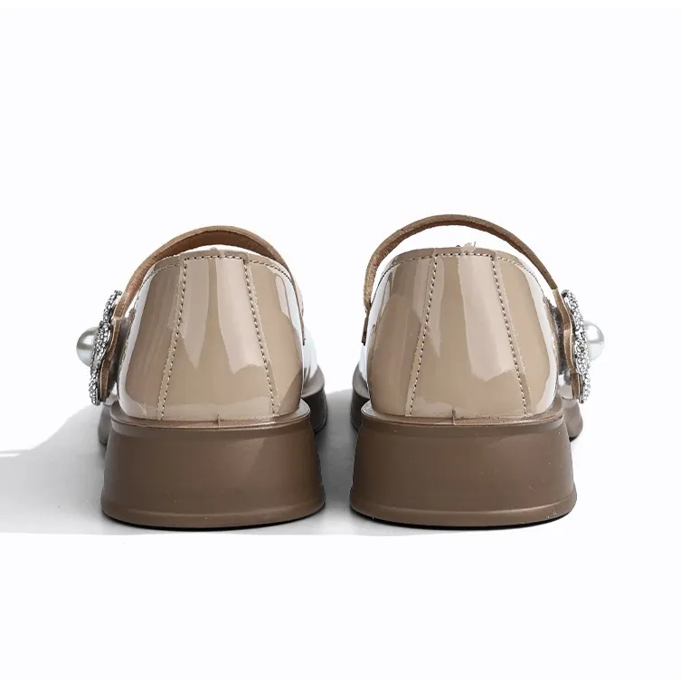 RENBEN Loafers Women's Ecru, Khaki-14