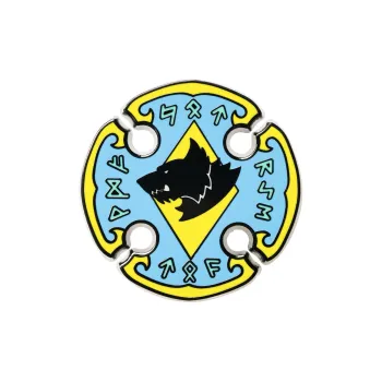 STARFORGED Space Wolf Multicolor Enamel Pin Starry Sky Casting Warhammer 40K Faction Collection Badges