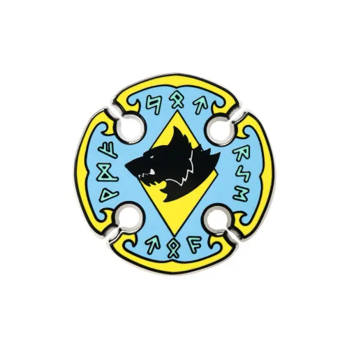 STARFORGED Space Wolf Multicolor Enamel Pin Starry Sky Casting Warhammer 40K Faction Collection Badges
