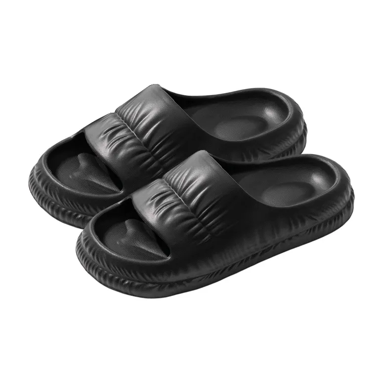 LUNNIFEIYA Platform Squashy And Bouncy Feeling Indoor Home Bathing Couple Slippers-9