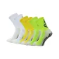 Crew Soccer Socks 6 Pack (2 White/2 Yellow/2 Neon Green)
