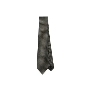 EMPORIO ARMANI Patterned jacquard Tie