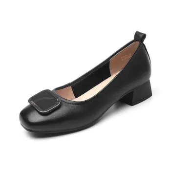 Cigna Chunky Heel High Heels 3.3CM Women's