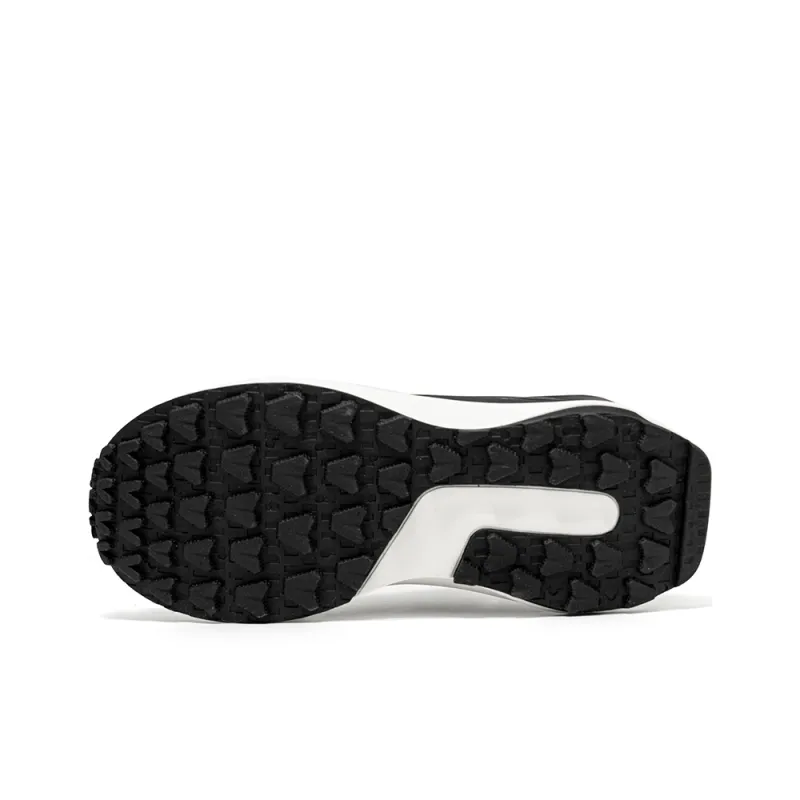 XIE SHE Cushioning Breathable Lightweight Low Top Chunky Sneakers Men's Black-3