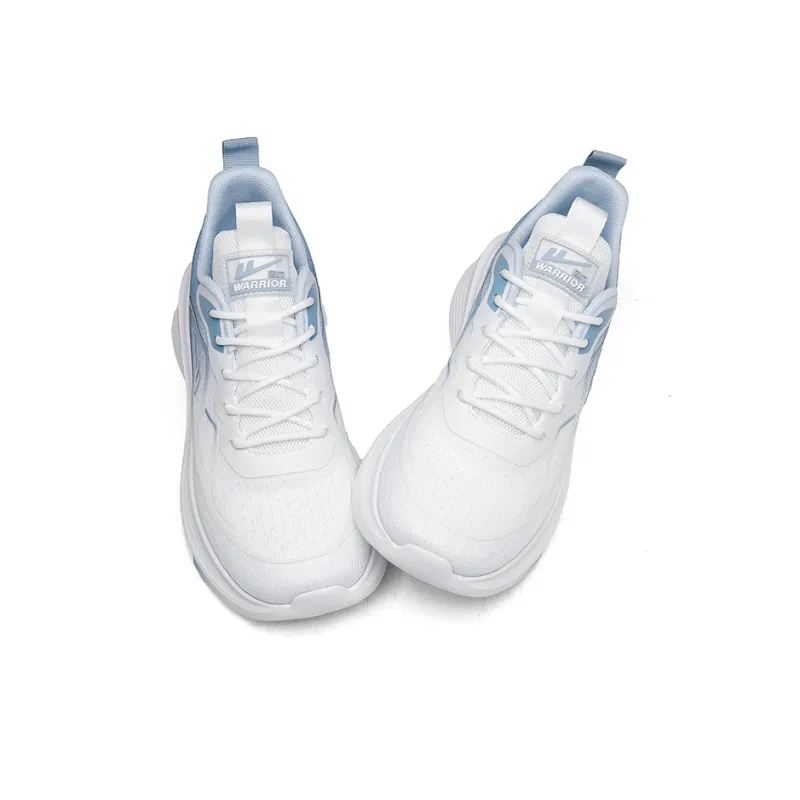Warrior Low-Top Running Shoes Men's White Light Blue-2
