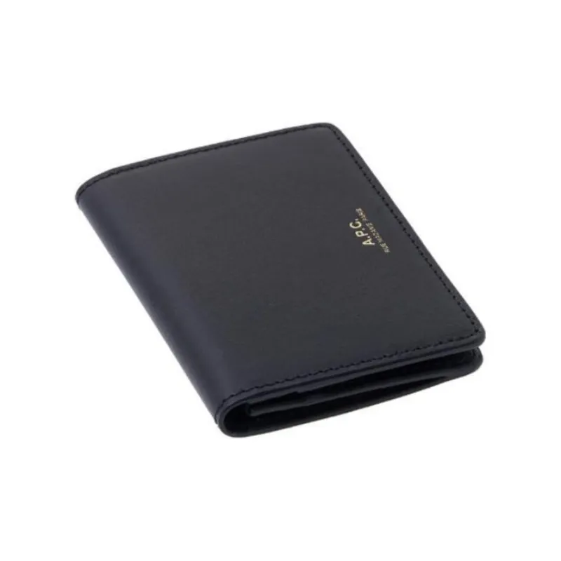 A.P.C Logo Printed Bi Fold Wallet-3